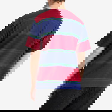 Tričko By Parra Parra Guess This Striped T-Shirt Červená | 53320-Red, 3