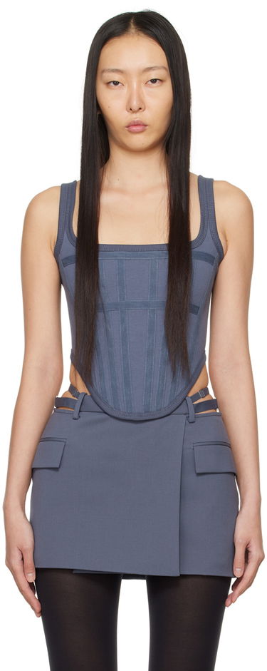 Tielko Dion Lee Corset Tank Top Modrá | A3585PS24, 0