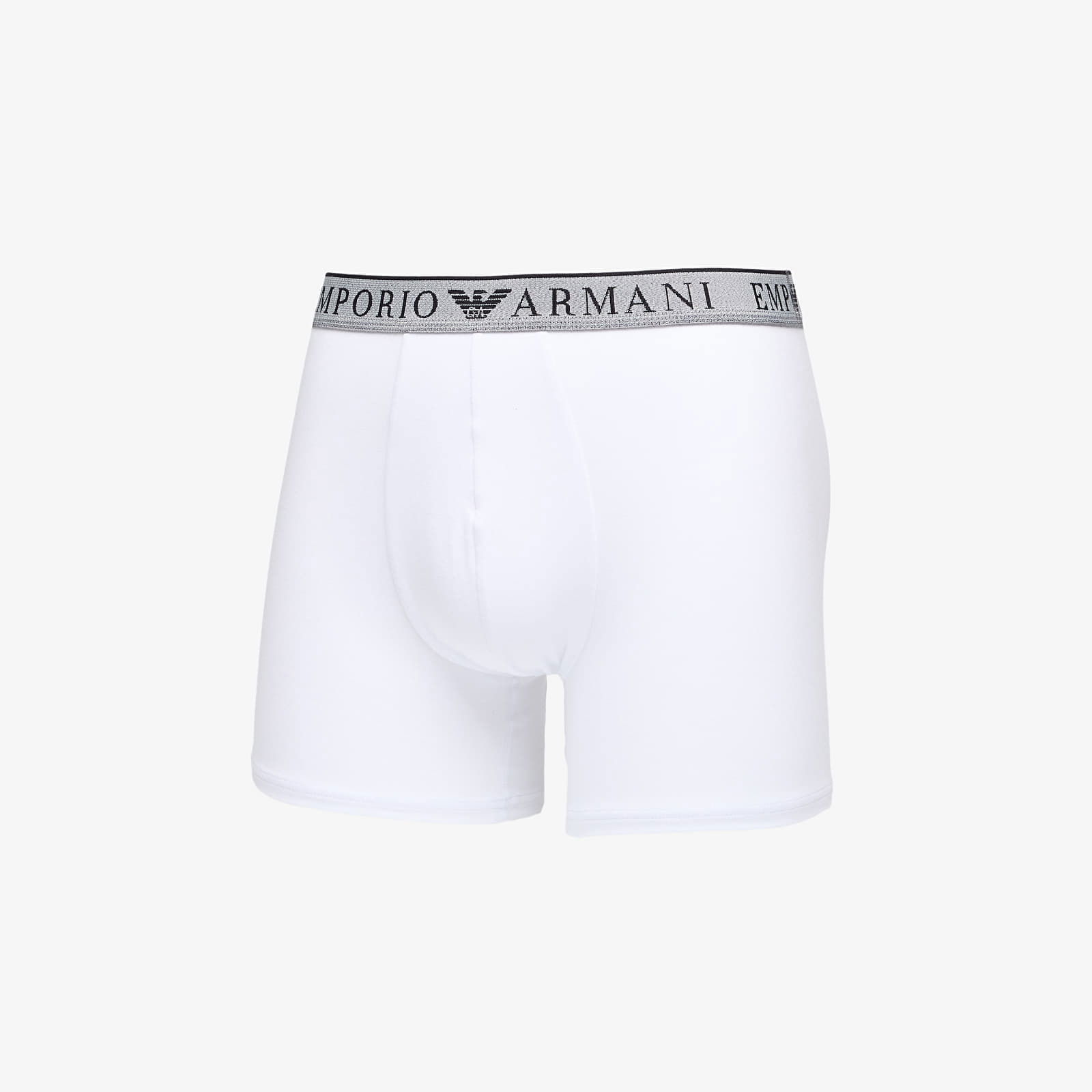 EA7 Men's Knit Trunk 2-Pack Nero/ Bianco L