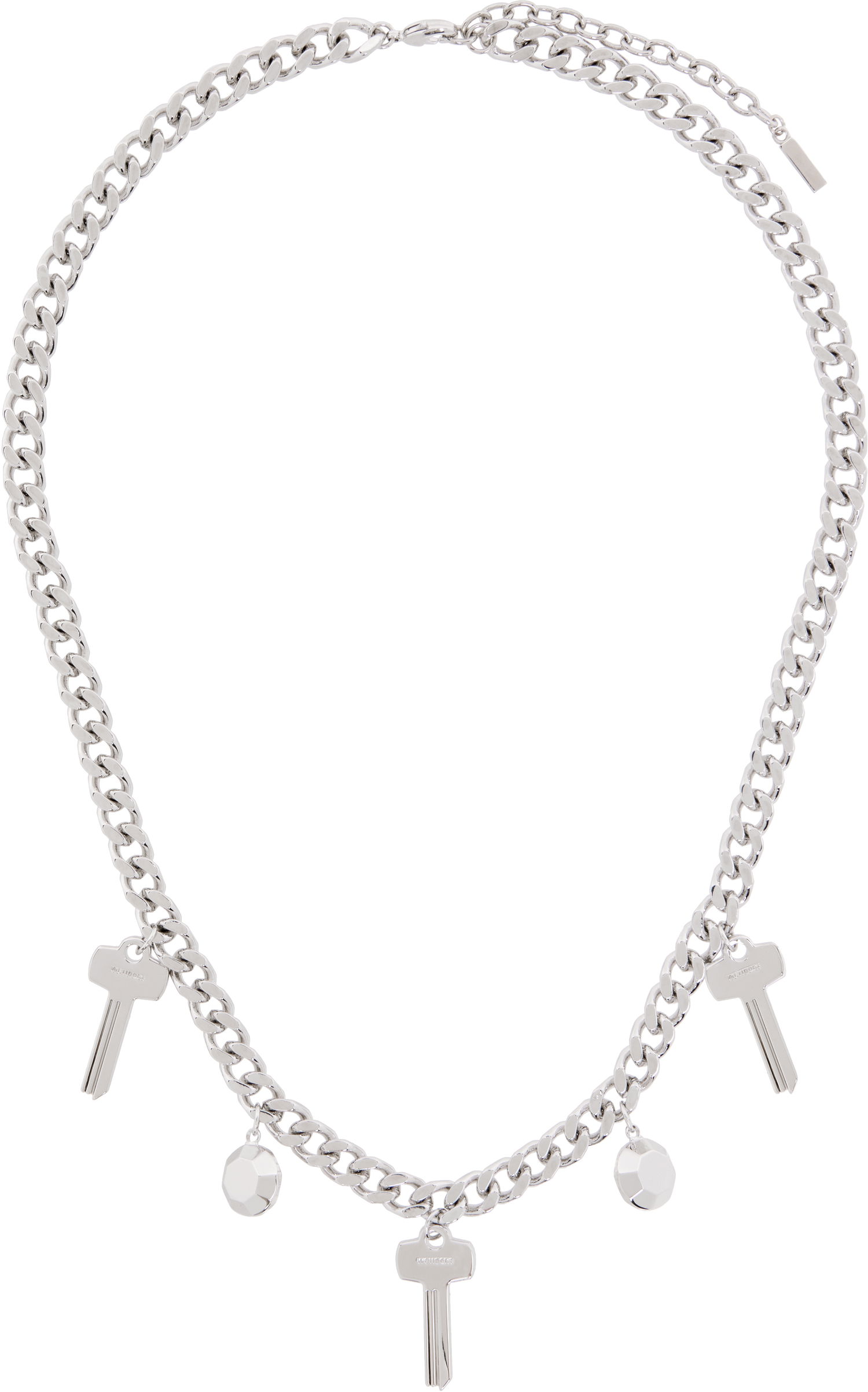 Náhrdelník We11done Charm Chain Necklace Metalická | WD-AJ3-24-540-U-SV, 0