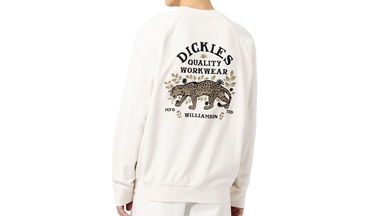 Sveter Dickies Fort Crewneck Biela | DK0A4XMIECR, 2