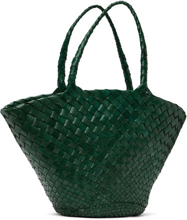 Tote bag Dragon Diffusion Dragon Diffusion Egola Woven Leather Tote Zelené | 8026, 1
