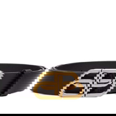 Opasok Balenciaga BB Buckle Belt Čierna | 570370-1CH04-1000, 0