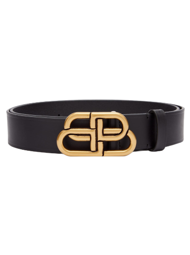 Opasok Balenciaga BB Buckle Belt Čierna | 570370-1CH04-1000