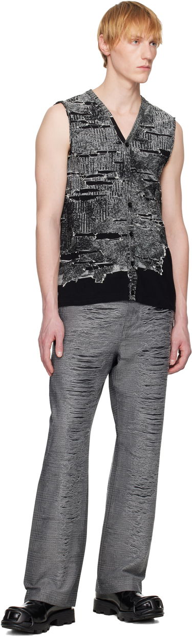 Sveter Diesel Diesel K-Callisto Distressed Knit Vest Čierna | A19222-0AFBV-900, 3
