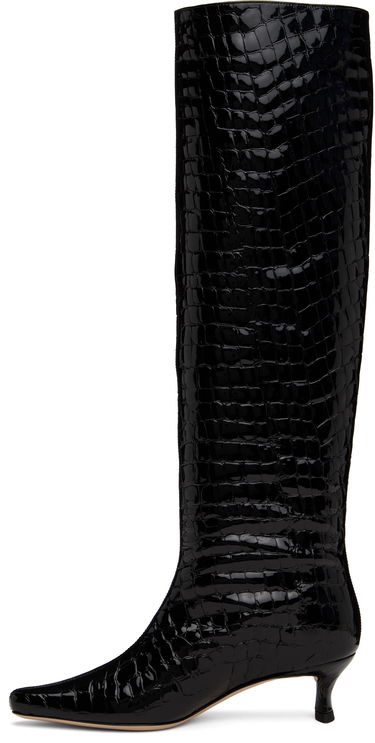 Tenisky a topánky BY FAR BY FAR Stevie 42 Tall Kitten Heel Boots Čierna | MWFBO066CL033BK001PL, 2