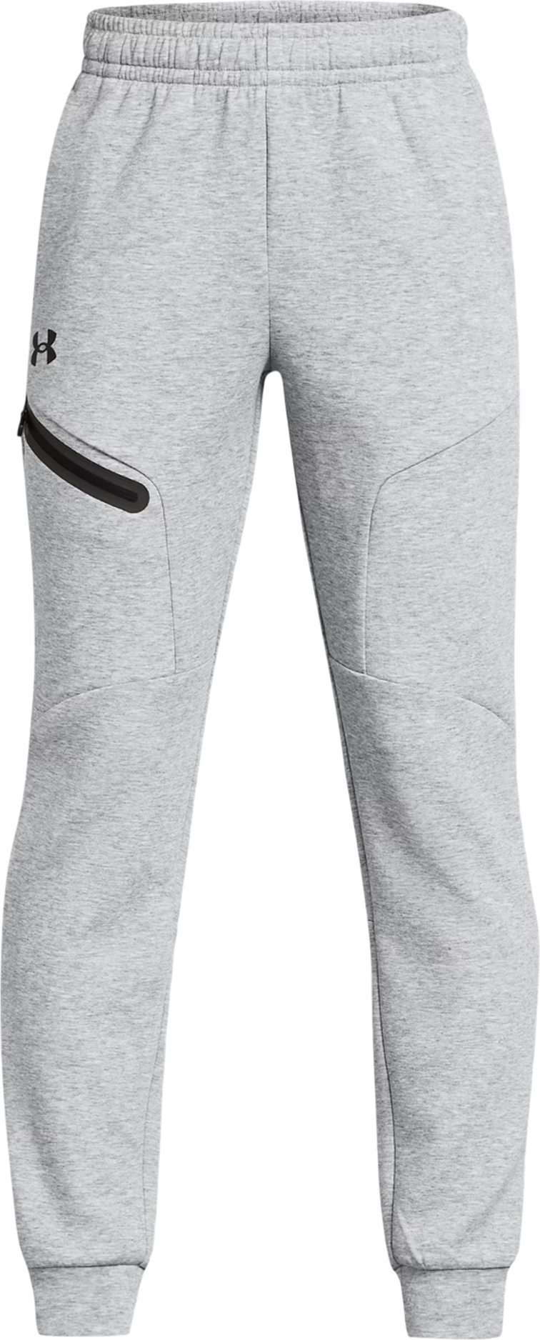 Tepláky Under Armour Unstoppable Fleece Joggers with Zippered Pocket Šedá | 1386689-011, 0