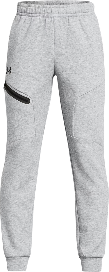 Tepláky Under Armour Unstoppable Fleece Joggers with Zippered Pocket Šedá | 1386689-011, 0