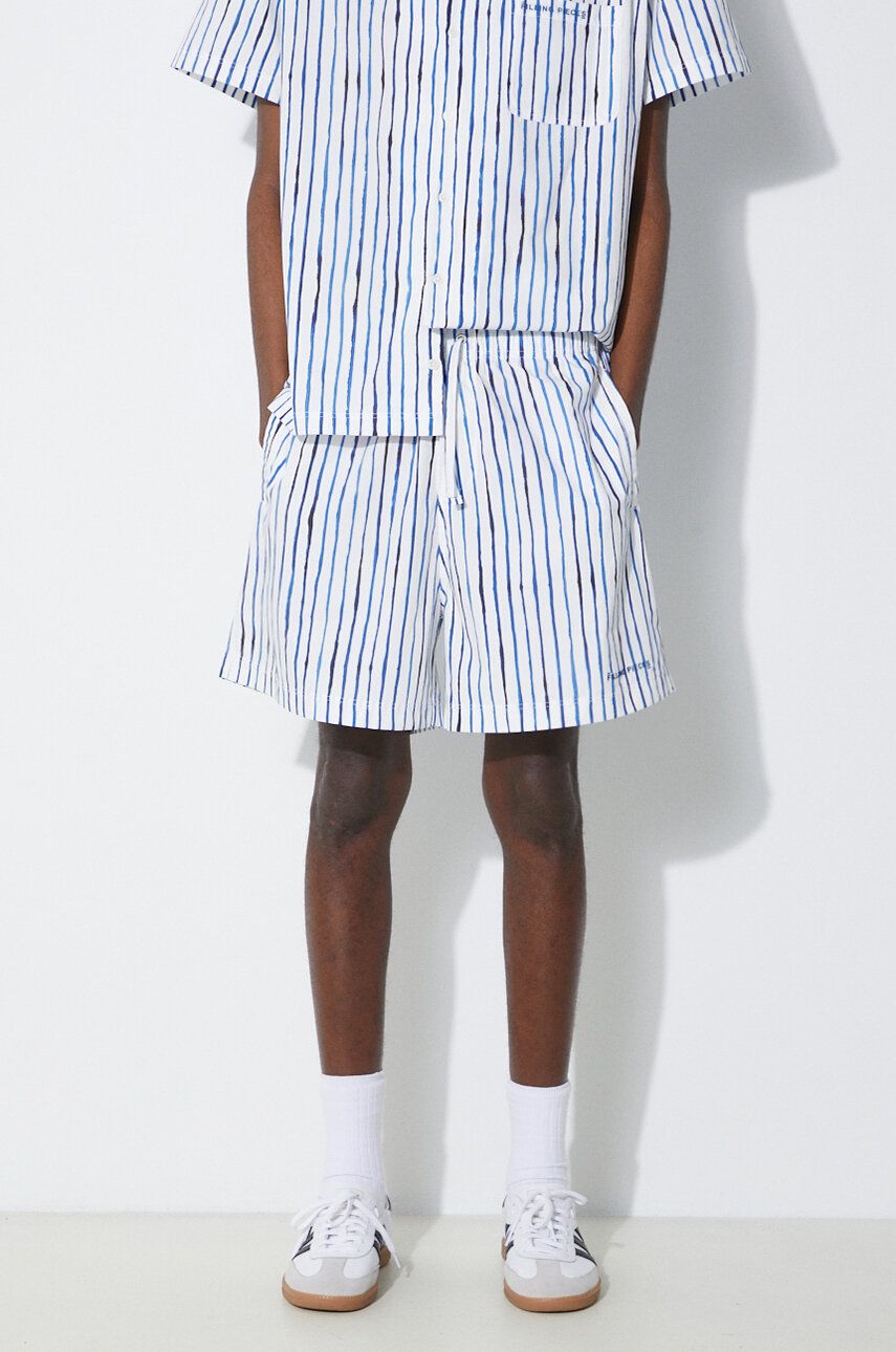 Šortky Filling Pieces Filling Pieces Striped Shorts Biela | 88233980630, 0