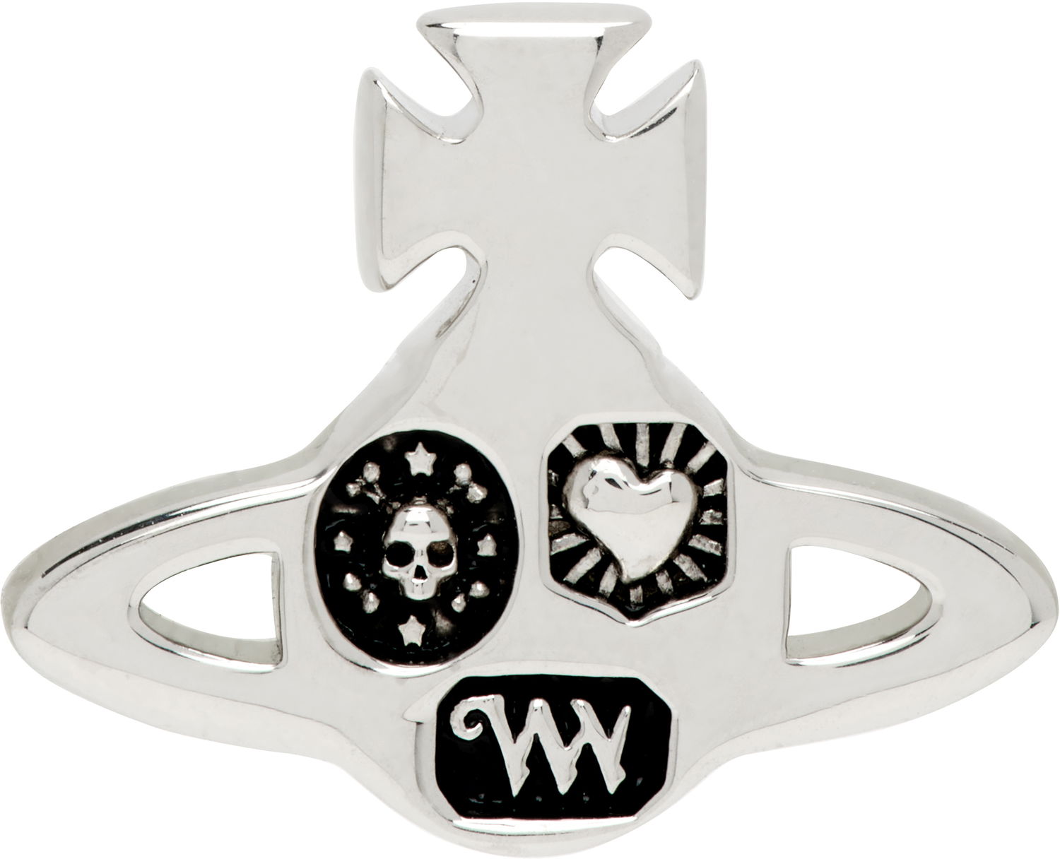 Náušnice Vivienne Westwood Crispin Single Earring Metalická | 6201037G-01P017-, 0