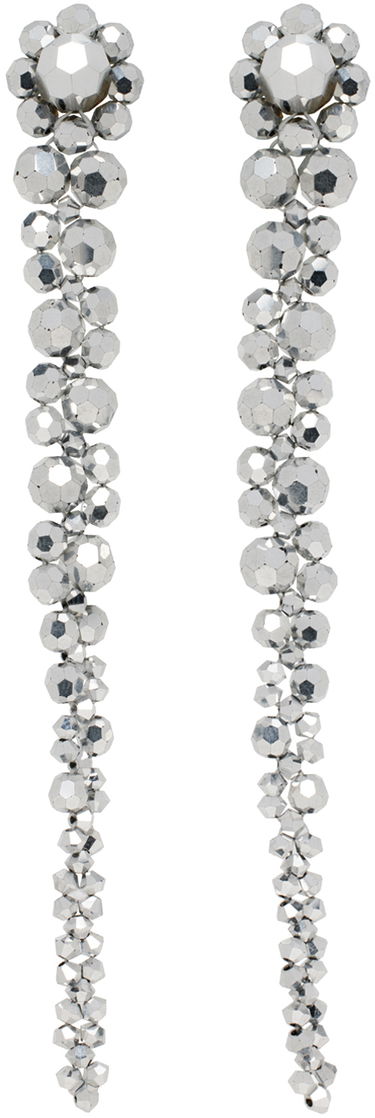 Náušnice Simone Rocha Simone Rocha Crystal Drip Earrings Metalická | ERG12 0903, 0