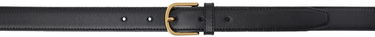 Opasok TOTEME TOTEME Slim Trouser Leather Belt Čierna | 233-812-612, 0