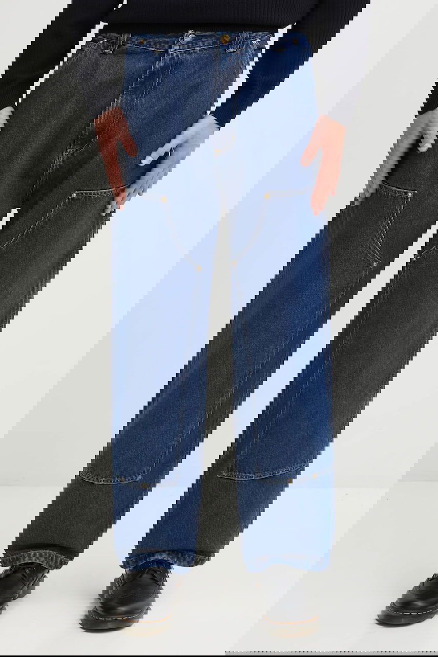 Džínsy Carhartt WIP Carhartt WIP Nash Double Knee Pant Modrá | I032106.106, 0