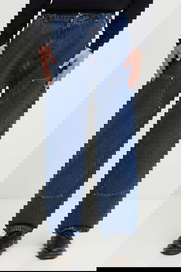 Džínsy Carhartt WIP Carhartt WIP Nash Double Knee Pant Modrá | I032106.106, 0