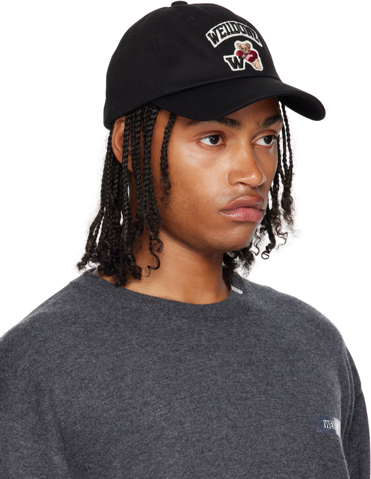 Šiltovka We11done We11done Varsity Logo Baseball Cap Čierna | WD-AH2-25-405-U-BK, 1