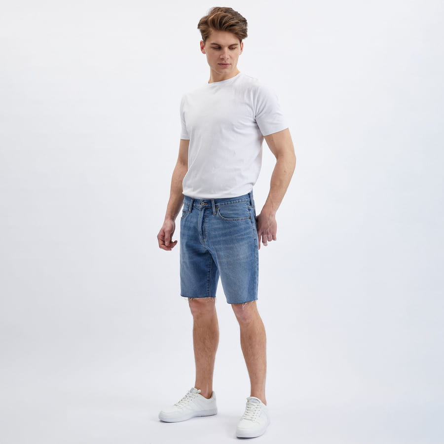 Šortky GAP Straight Denim Short Modrá | 602502-00, 0