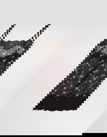 Tielko Dolce & Gabbana Carnations-print Chiffon Top Rôznofarebný | F7BJ3TIS10ZHN5XX, 0