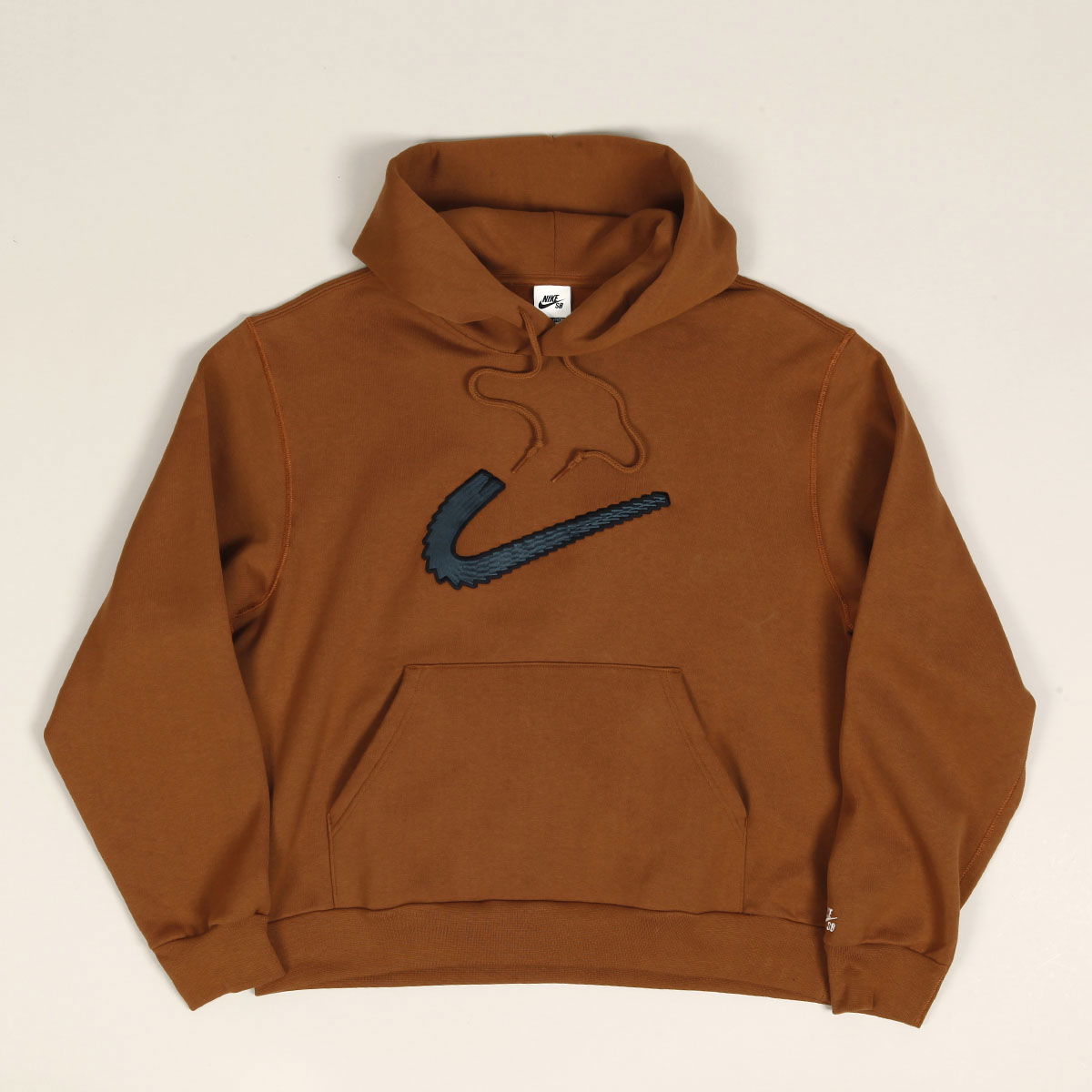 Swoosh Embroidered Fleece Hoodie