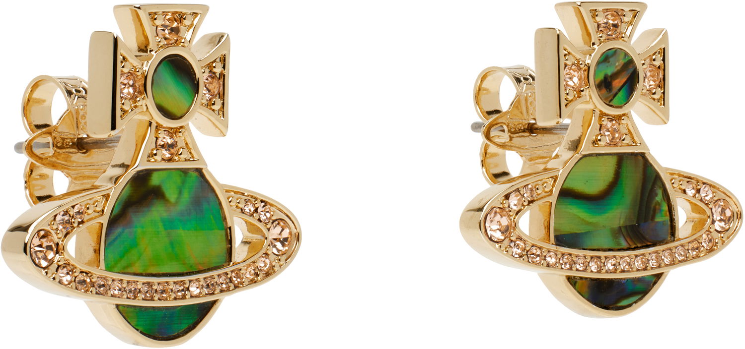 Náušnice Vivienne Westwood Vivienne Westwood Rina Orb Earrings Zelené | 6201036D-02R898-, 1