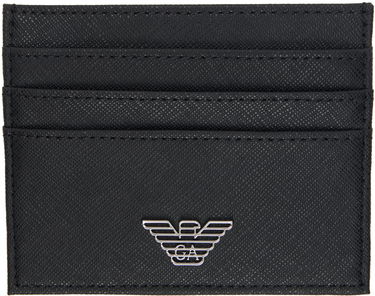 Peňaženka Emporio Armani Regenerated Leather Card Holder Čierna | Y4R173 Y138E, 0