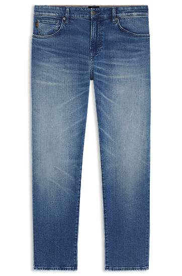 Džínsy BOSS Maine regular-fit jeans comfort-stretch denim Modrá | 50549518