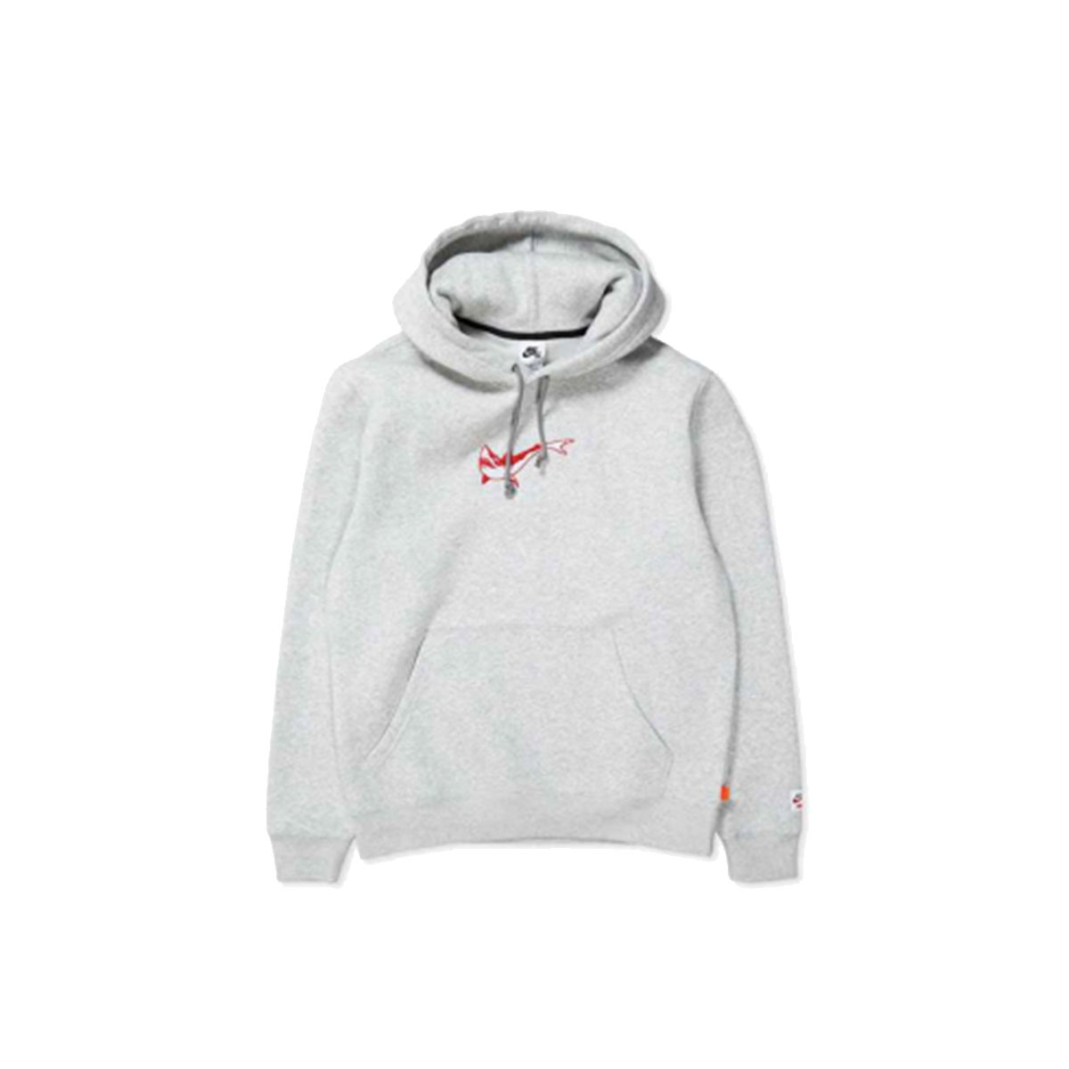 Mikina Nike SB Orange Label x Oski Fleece Skate Hoodie Grey Heather - US L Šedá | DJ3680-050, 0
