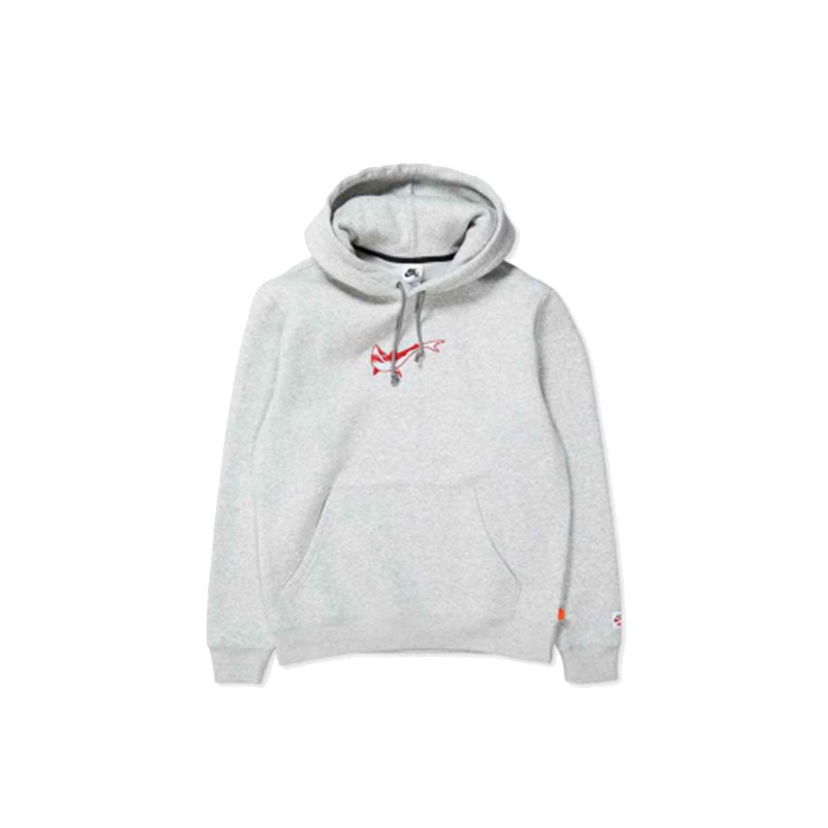 Mikina Nike SB Orange Label x Oski Fleece Skate Hoodie Grey Heather - US L Šedá | DJ3680-050