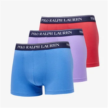Polo by Ralph Lauren Stretch Cotton Classic Trunk 3-Pack Blue/ Purple/ Red 714830299111