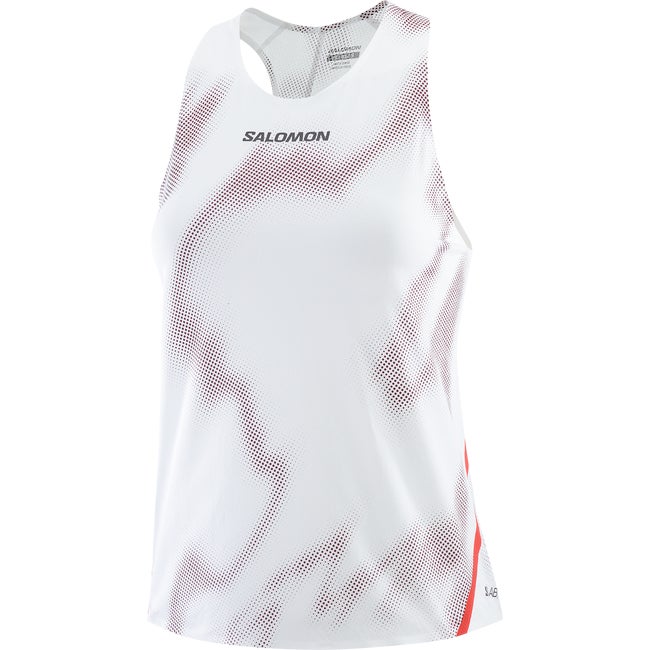 Tielko Salomon S/LAB Speed Tank Top Biela | LC2695400, 1
