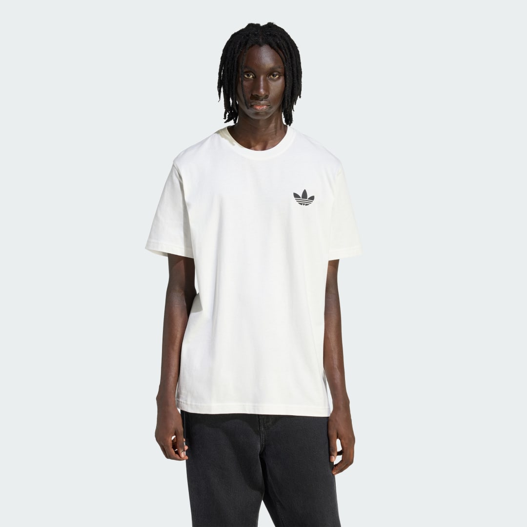 Tričko adidas Performance Trefoil Essentials Tee Biela | HY2073, 0