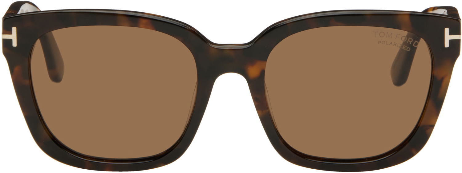 Slnečné okuliare Tom Ford Tom Ford Haylay Polarized Sunglasses Hnedá | FT1216_5352H, 0