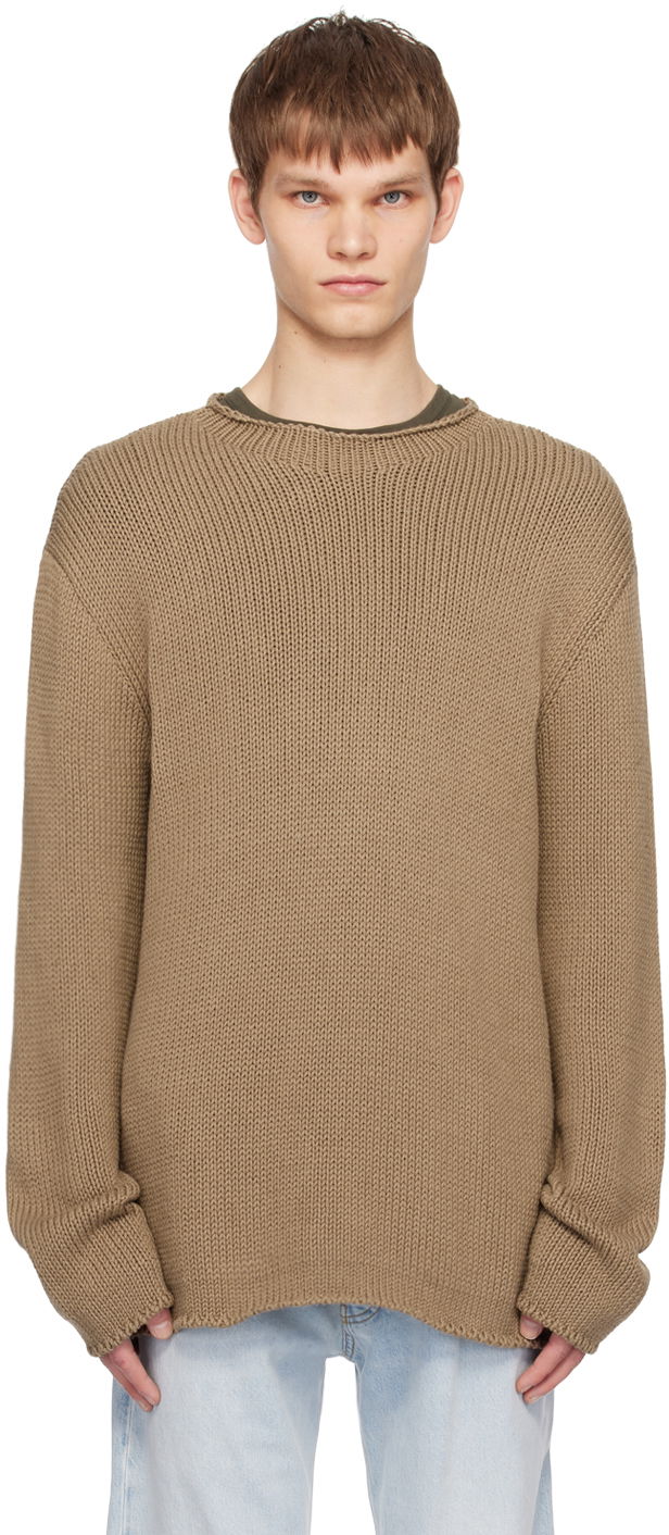 Sveter The Row Anteo Knitted Crewneck Sweater Hnedá | 600-Y697, 0