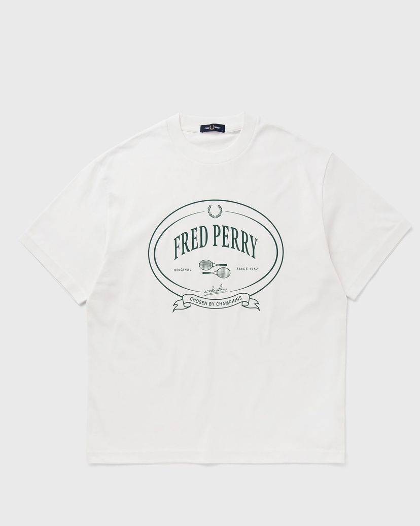 Tričko Fred Perry Fred Perry Chosen By Champions Graphic T-Shirt Biela | M1316-129