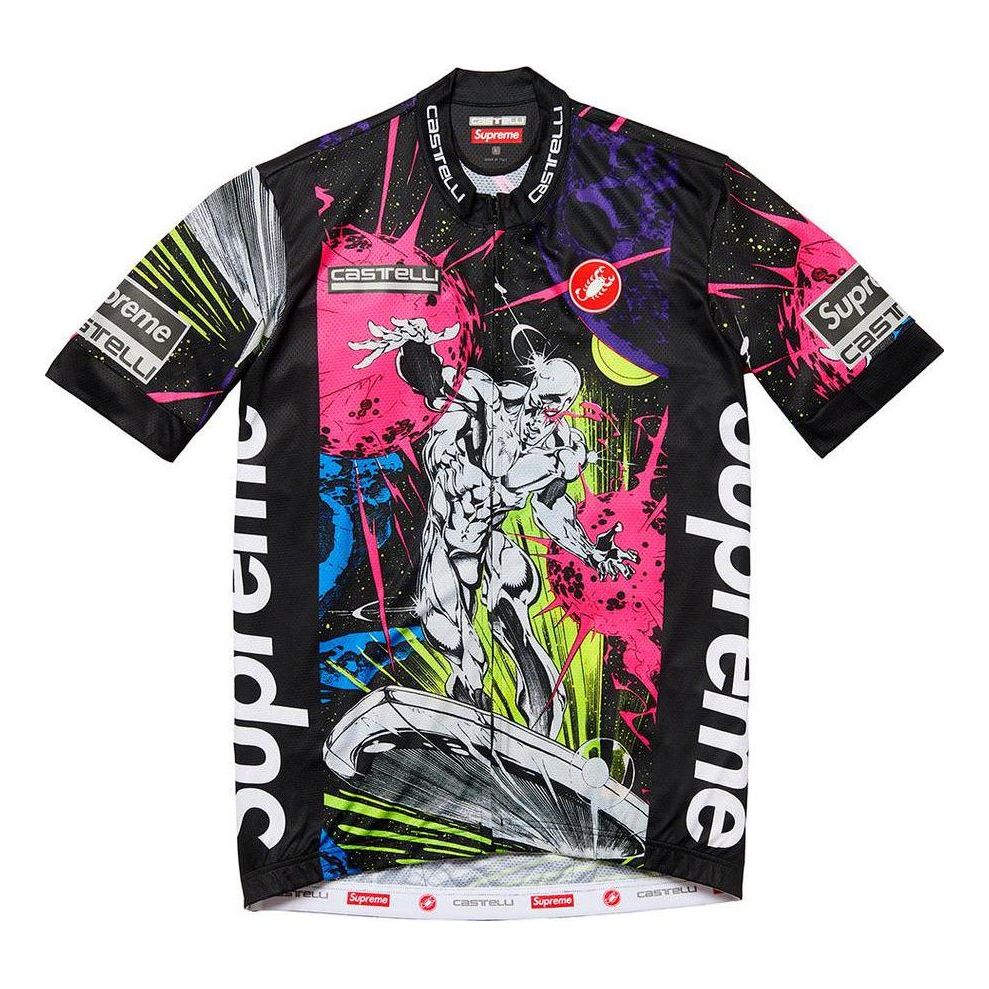 Dres Supreme Castelli Silver Surfer Cycling Jersey Čierna | SUP-SS22-830, 0