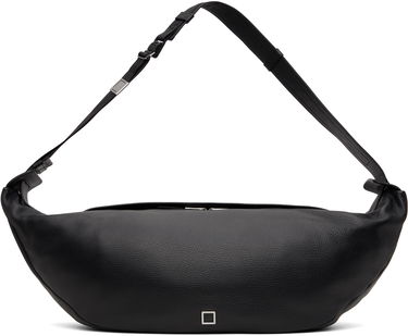 Ľadvinka WOOYOUNGMI WOOYOUNGMI Medium Moon Bag Čierna | W243BA13, 0