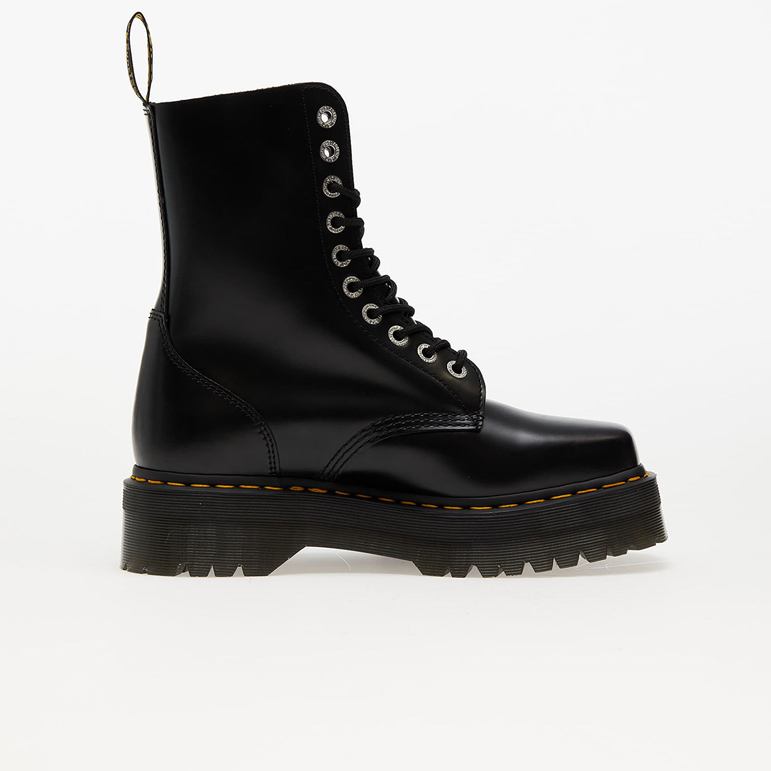 Tenisky a topánky Dr. Martens 1490 Quad Squared "Black Polished Smooth" Čierna | DM31147001, 1