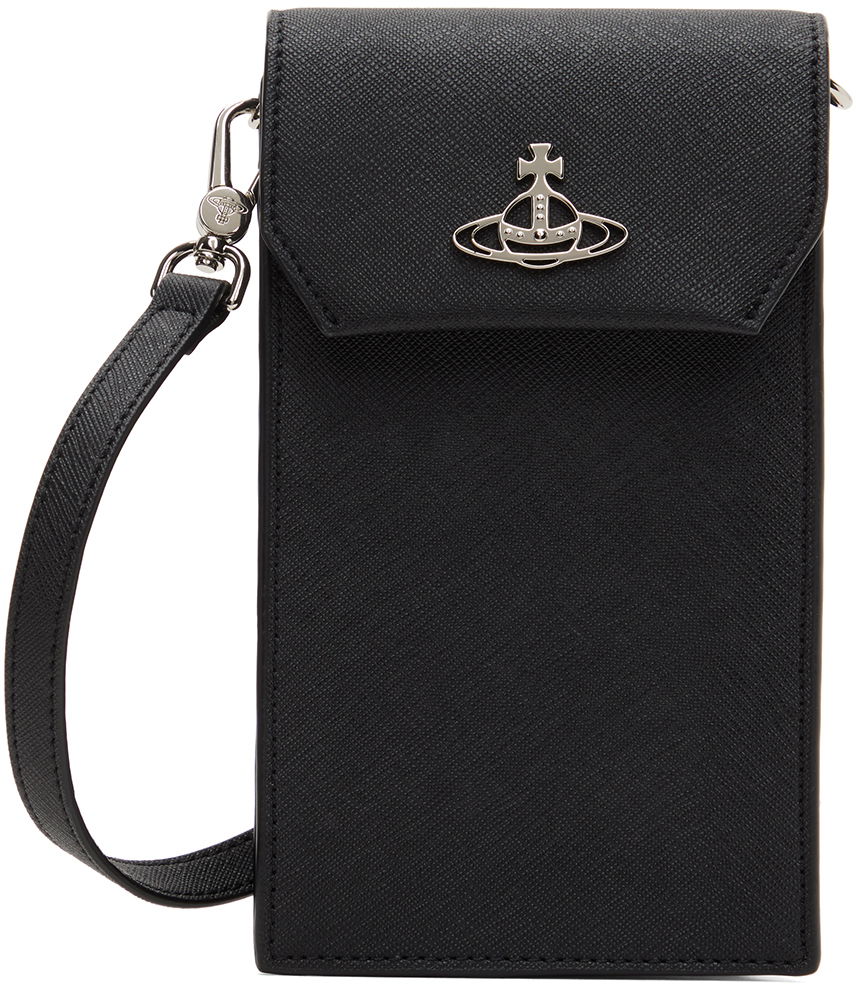 Ľadvinka Vivienne Westwood Saffiano Phone Pouch Čierna | 53030019U-S000B-, 0