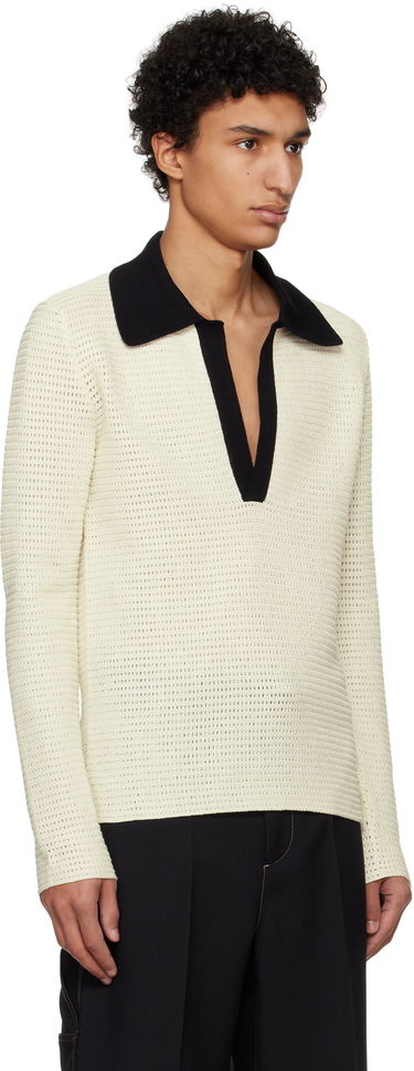 Sveter Jil Sander Jil Sander Knit Polo Béžová | J22GL0112_J15434, 1
