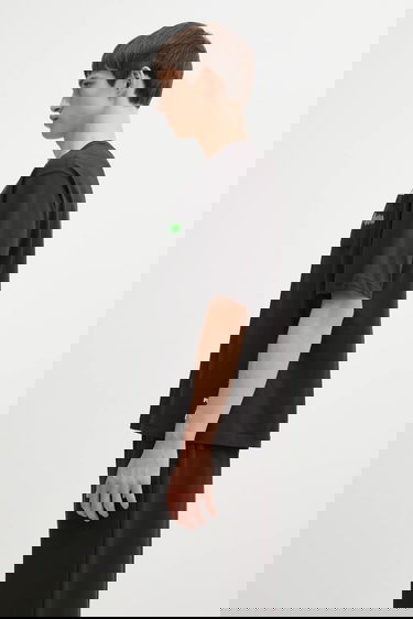 Tričko Puma Puma x RIPNDIP T-Shirt with Peeking Cat Pocket Print Čierna | 633779, 1