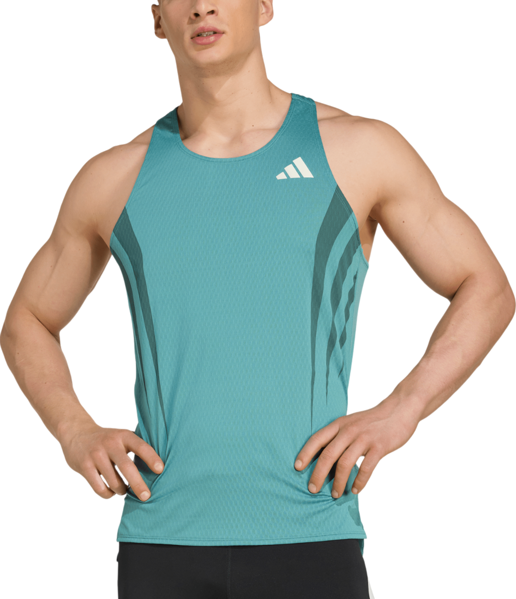 Tielko adidas Originals Adizero Archive Singlet Tyrkysová | jv9307, 0