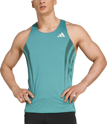 Tielko adidas Originals Adizero Archive Singlet Tyrkysová | jv9307, 0