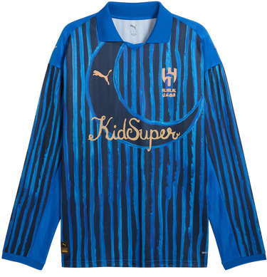 Dres Puma Al Hilal KidSuper Retro Long Sleeve Jersey Modrá | 606849-14, 0
