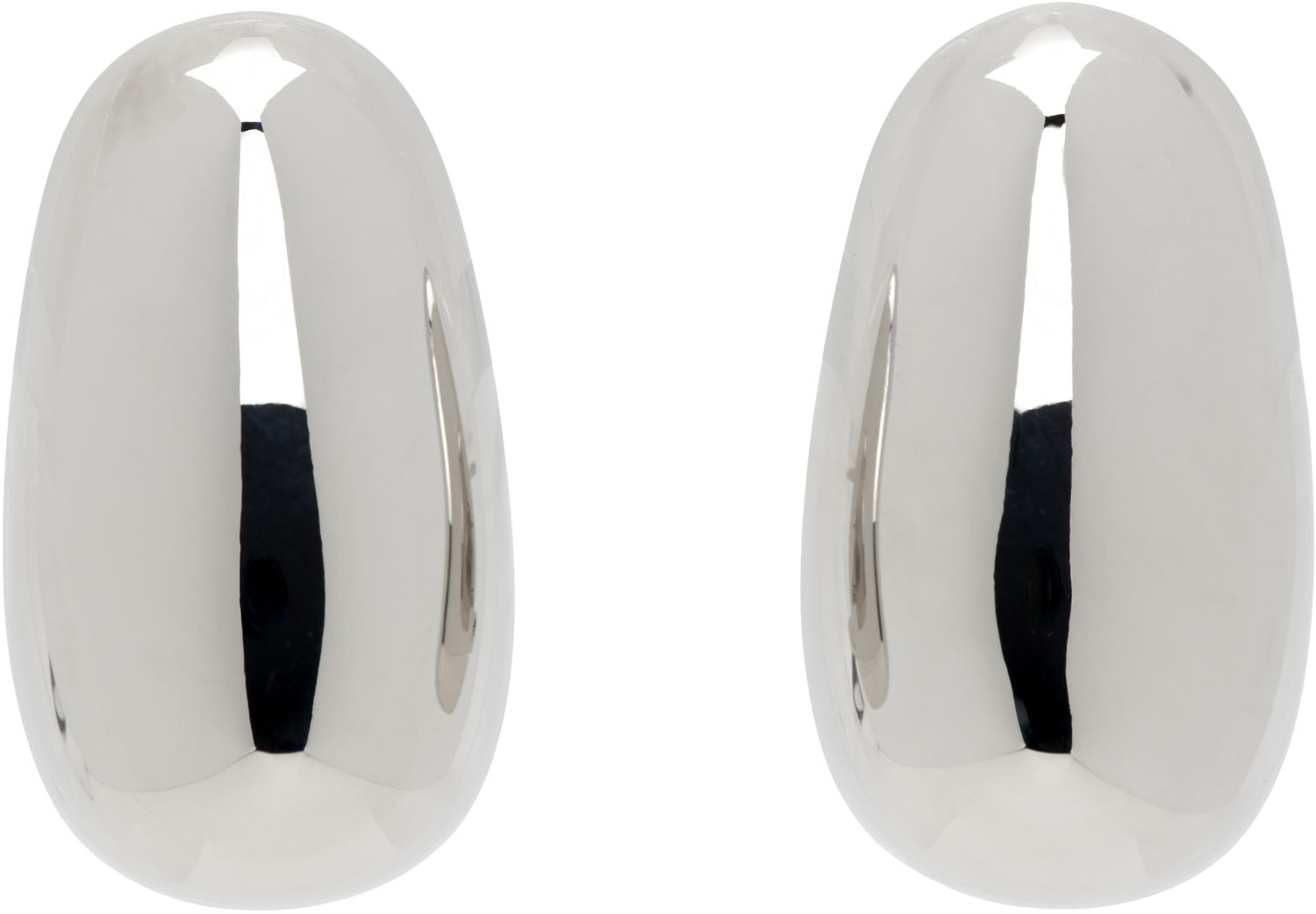 Náušnice Jacquemus Polished Sculptural 'The Curvo' Earrings Metalická | 25HJWW00764AOT4005, 0