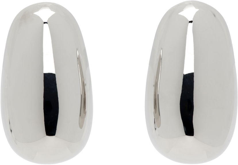 Náušnice Jacquemus Polished Sculptural 'The Curvo' Earrings Metalická | 25HJWW00764AOT4005