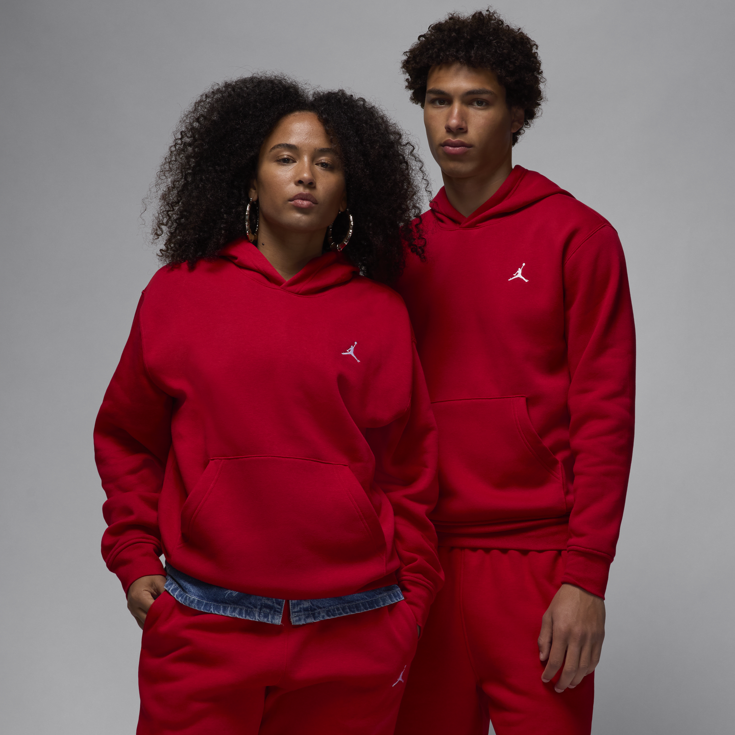 Mikina Jordan Jordan Brooklyn Fleece Červená | FV7281-687, 0