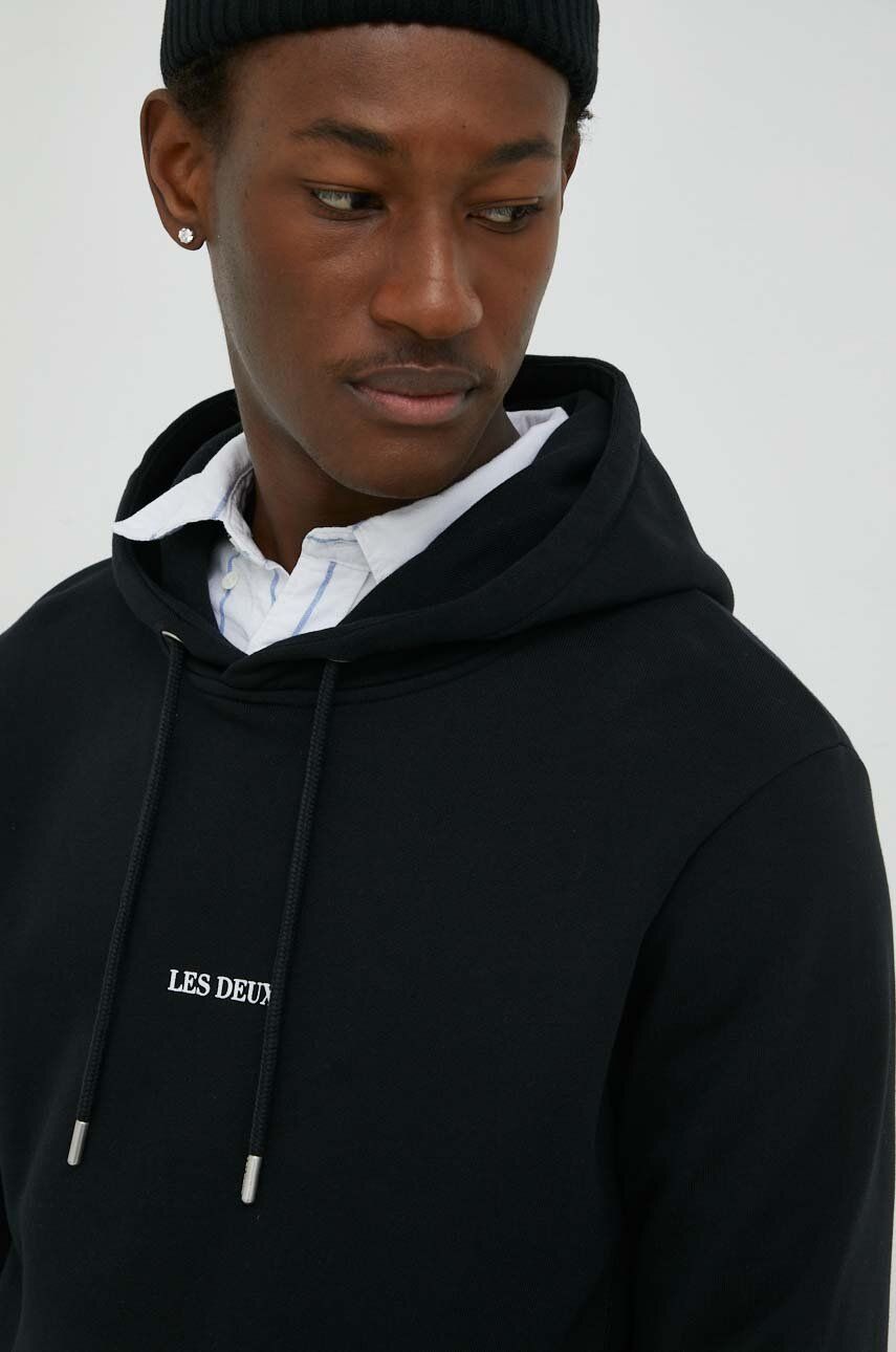 Mikina Les Deux Lens Hoodie Čierna | LDM201023, 0