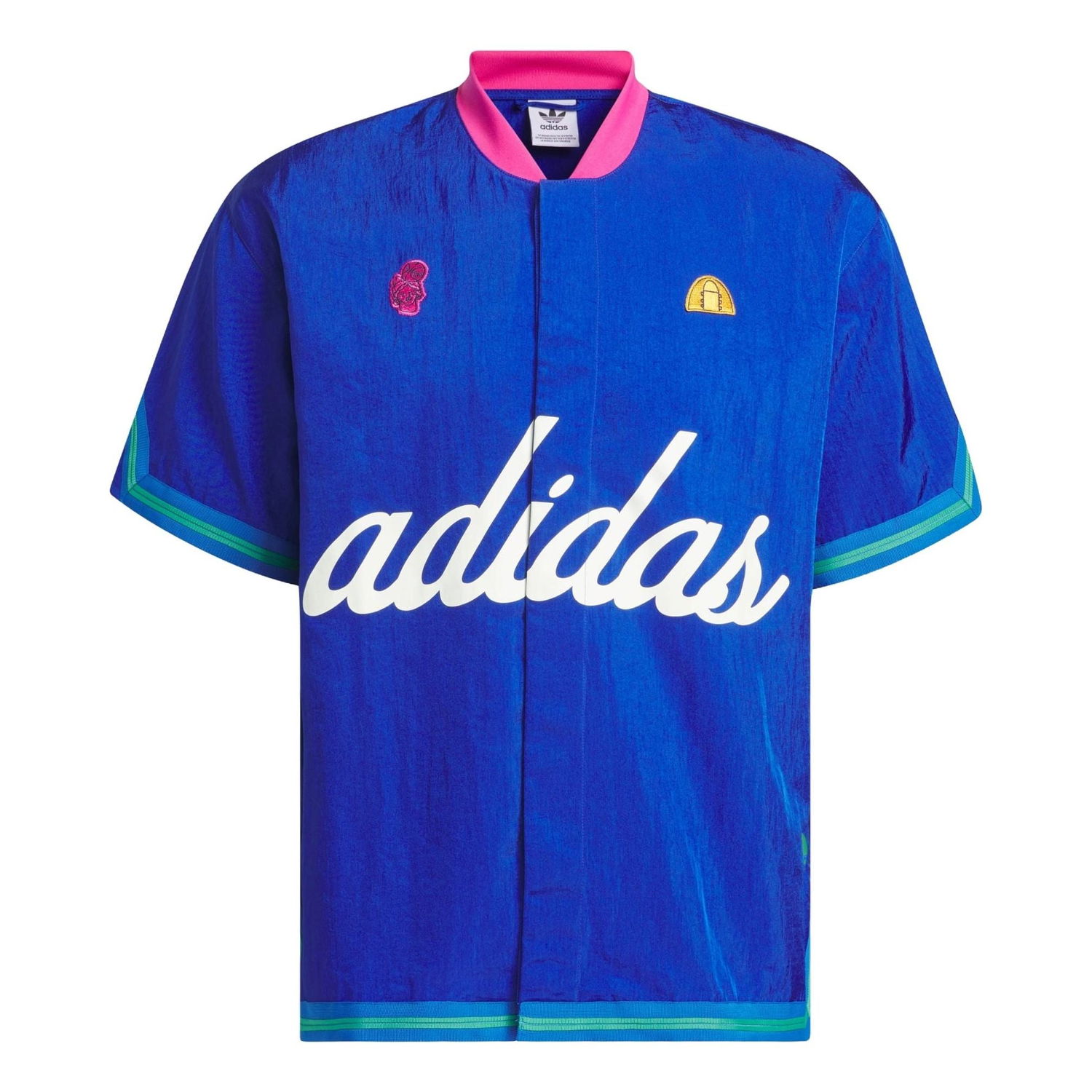 Dres adidas Originals Hoop York City Warm-Up Shirt Modrá | IT9956, 0