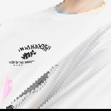 Tričko Maharishi Maharishi Year Of The Snake Duality Long Sleeve T-Shirt, Size M Biela | 1452-WHT, 5