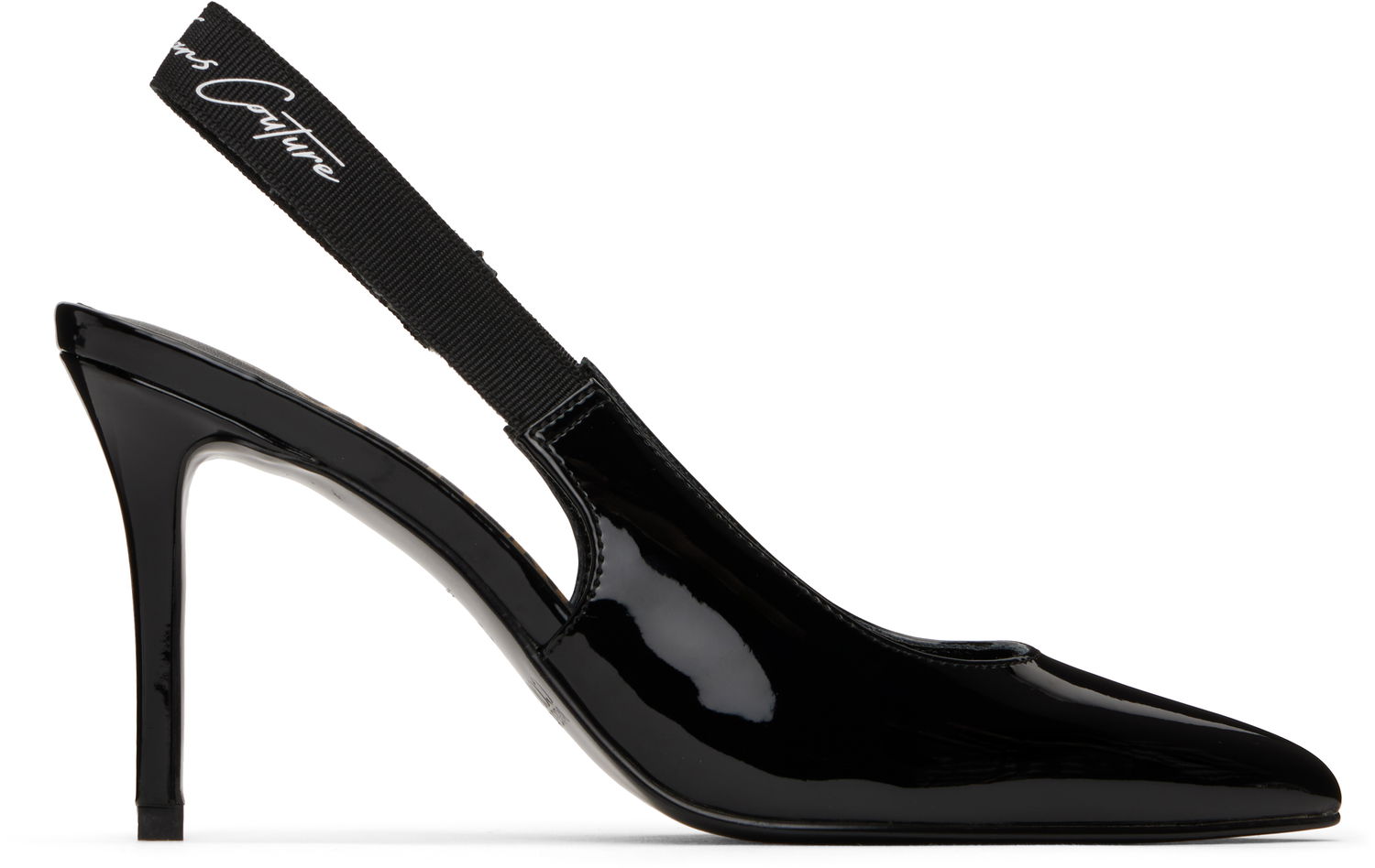 Tenisky a topánky Versace Slingback Mid Heel Pumps Čierna | E77VA3S52_EZS859, 0