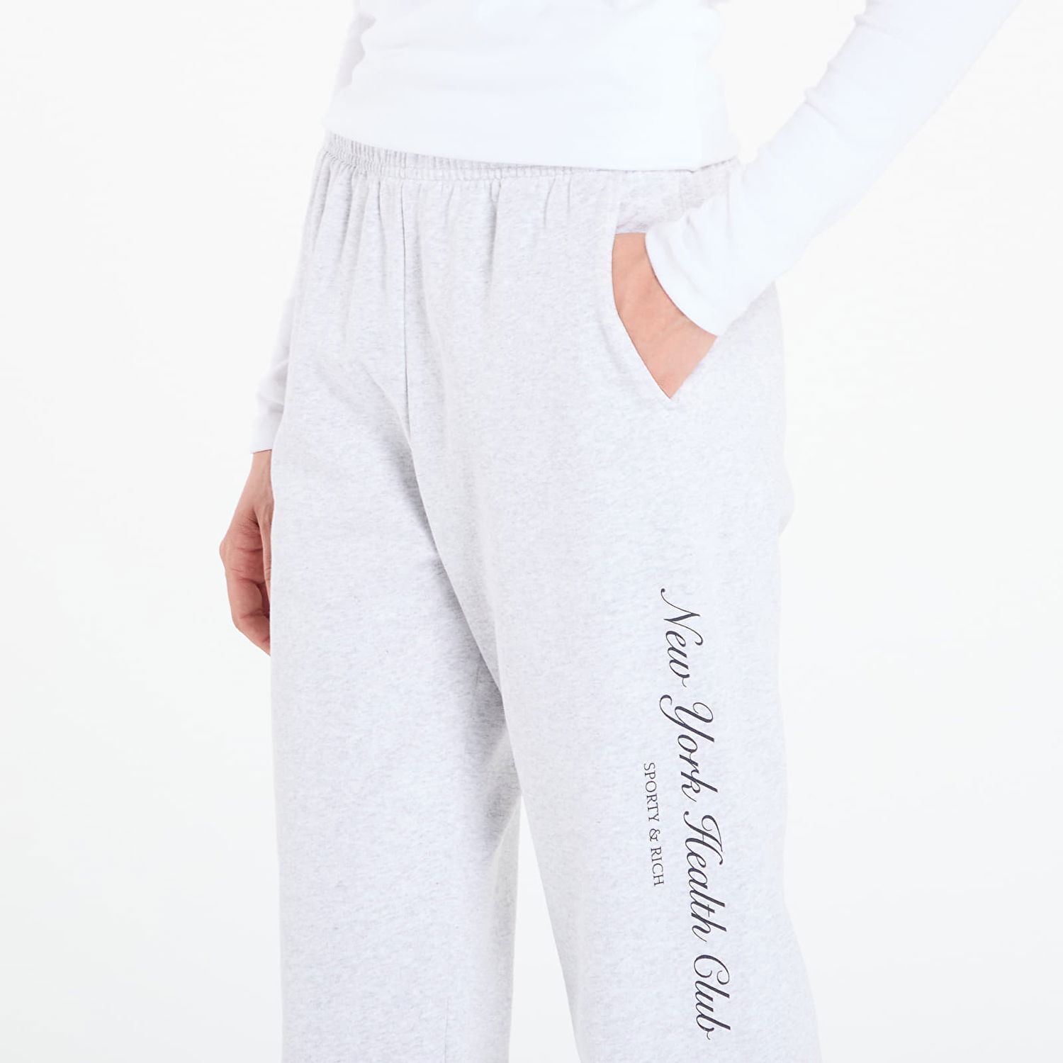 Tepláky Sporty & Rich Sporty & Rich NY Health Club Sweatpants Šedá | PA036602043GY03, 1